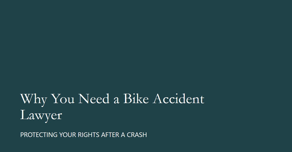 bike accident lawyer